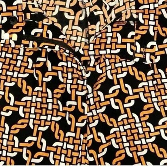 Faithfull The Brand Black Orange White Leia Pants Size 4 NWOT - Picture 7 of 7